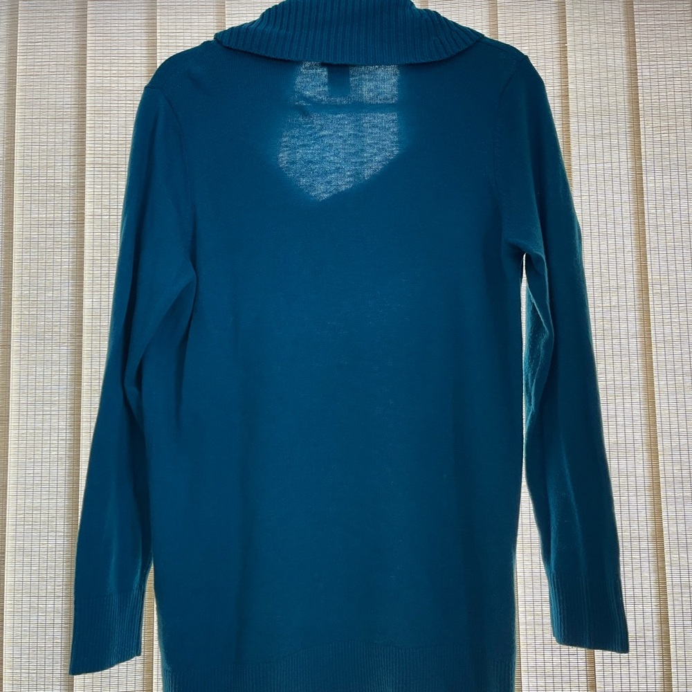 Women’s Ann Taylor sweater. Teal. Size large. - Picture 5 of 6